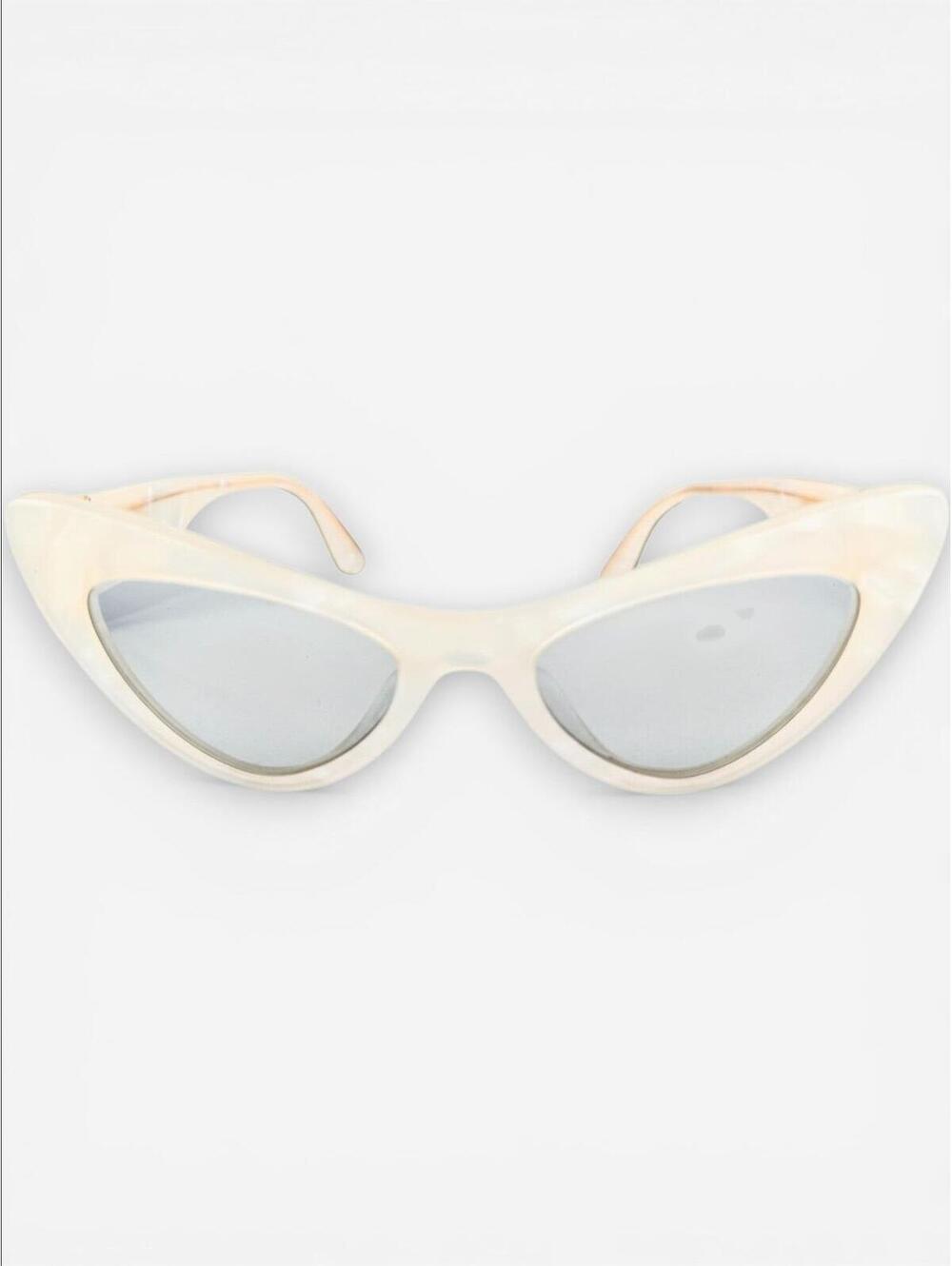 Dolce & Gabbana DG4386-F Pearl Acetate Cat-Eye Sunglasses Gold | New